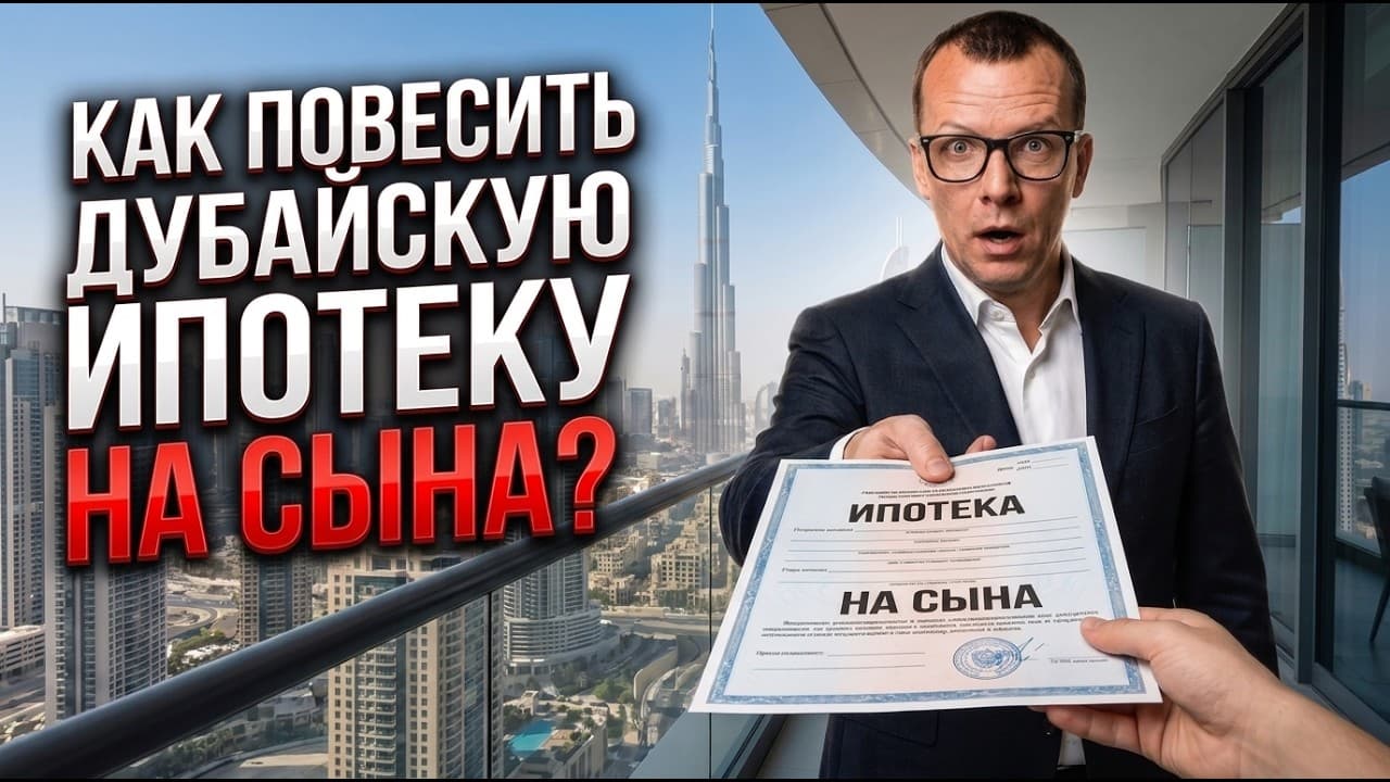 КАК ПОВЕСИТЬ ДУБАЙСКУЮ ИПОТЕКУ НА СЫНА?